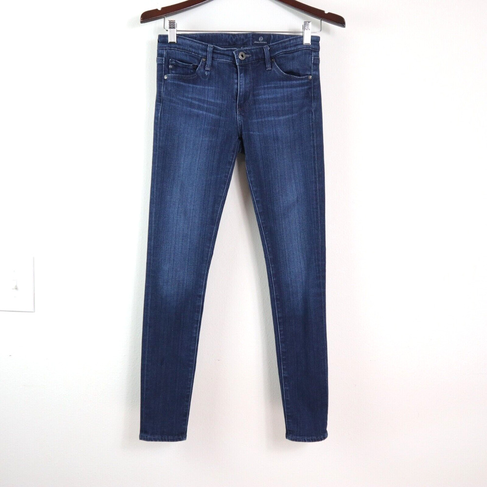 AG Adriano Goldschmied Size 26 Legging Ankle Super Skinny Jeans Blue